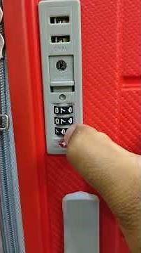 How to Change the Lock Combination of VIP Trolley Bag