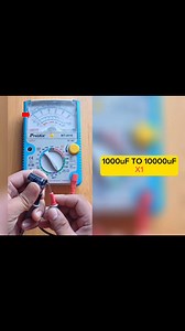 range for capacitor test using analog multitester #tips #ideas #tutorial #viralpost #trendingpost | Madiskartech