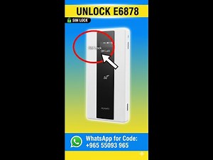 How to unlock e6878 ?/ Decode e6878 /unlock e6878 / e6878 unlock with simlock /Open line e6878