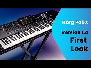 Korg Pa5X v1.4 - First look at new features!