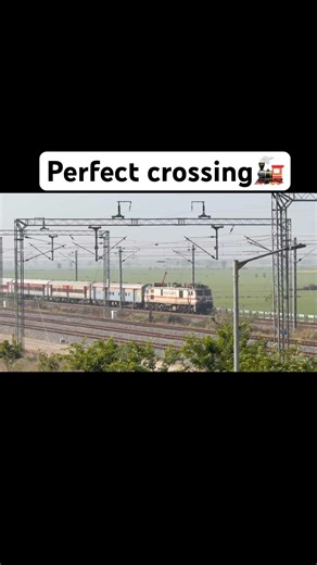 Train video Indian railway crossing 🚂 | Indian railway electrification