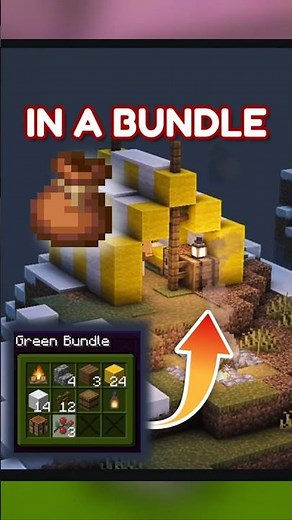 Minecraft Starter Camp fits inside a Bundle