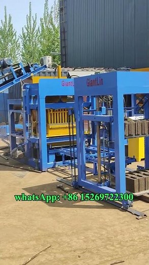 automatic hydraulic concrete hollow block making machine for wall building blocks moulding #moulding
