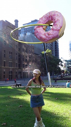 Creating Dona VFX Animation at Central Park Mall | Blender & Adobe After Effects