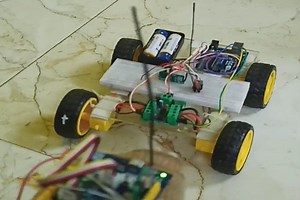 Arduino based Gesture controlled Robot using Accelerometer