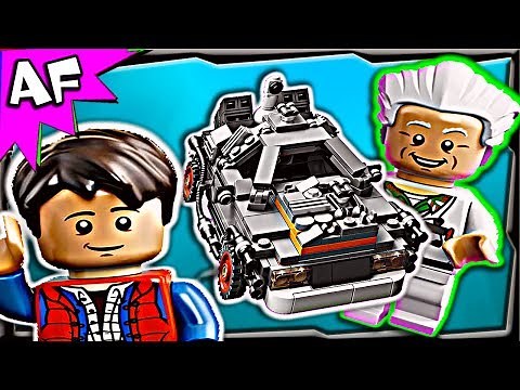 Lego Back to the Future DELOREAN TIME MACHINE 21103 Stop Motion Set Review