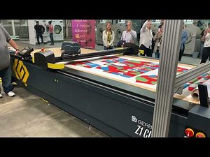 Gerber Z1 Cutter live demo