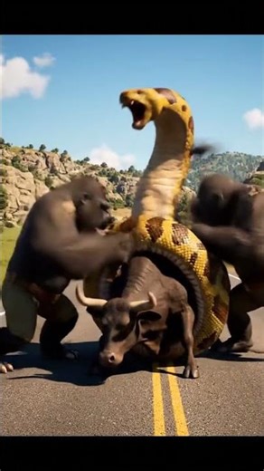 Kong Police Attack! 🦍⚔️ Python Under Siege