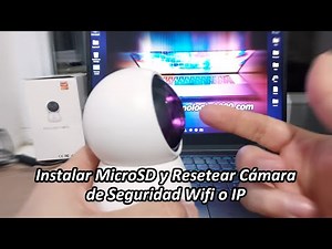 Como Resetear Cámara de Seguridad Wifi y Colocar Memoria Micro SD Cámaras con la APP Tuya