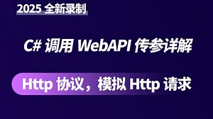 C#调用WebAPI传参详解（Http协议，模拟Http请求，Postman，HttpClient/WebRequest/.NET8/.NET9）B1430