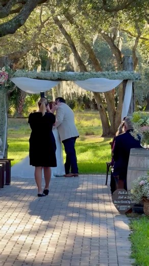 When the guest list includes your favorite people… and the cows 🐄🥂🤍 #barnwedding #rusticromance #countrywedding #weddingreels #floridawedding