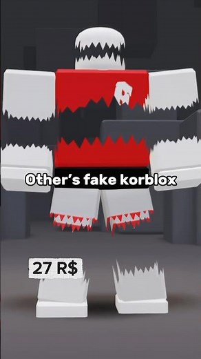 😳 They Didn’t Know It Was FAKE Korblox & Headless! 💀 Only 50 Robux! 🔥 #roblox #korblox #headless