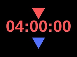 4 Hour Countdown Timer | 240 Minute Countdown for Study, Work, Focus & Productivity