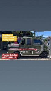 Available ‼️‼️‼️ Model : DA62T Pick Up Canopy Color : Army Green Drive Type : 2D AT 📞 0917 701 7028 👩‍🦰 Jinalyn Montellano Cabiles 📍Highway Sangi Calajoan Minglanilla Cebu | SC EASY MOTORS CEBU - Jinalyn