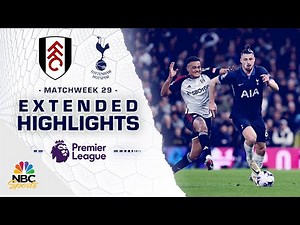 Fulham v. Tottenham Hotspur | PREMIER LEAGUE HIGHLIGHTS | 3/16/2024 | NBC Sports