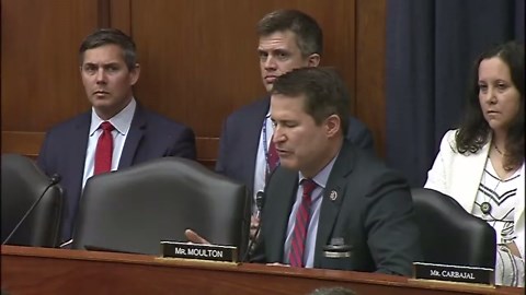 'Smiling In The Witness Seat': Rep. Seth Moulton Puts Pete Hegseth In His Place, Calls Him Out On His Juvenile Behavior In Hearing