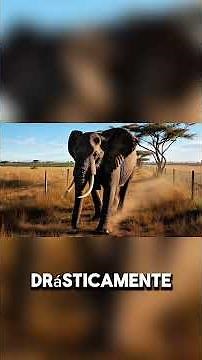 🐘 El ELEFANTE AFRICANO está siendo CAZADO por su MARFIL 😢 | #curiosidades #sabiasque #animales