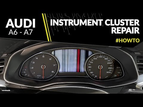 Audi A6 C8 and A7 C8 instrument clusters repair – TFT display replacement