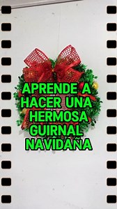Tutorial Guirnalda de Navidad 🎄 Aprende a realizar esta hermosa guirnalda para decorar tu casa. Siguenos y comparte más videos. #usa #navidad #navidad2025 #tutorial #ideas #diyhomedecor #tutorialnavidad #ideasnavidad #moños #lazos #Christmas #manualidades #aprende #diy #decoracion #arboldenavidad #guirnaldas #newyear #bows | Detalles LuMora