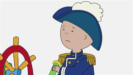 Caillou S04:E05 - Caillou and the Big Slide // Caillou the Sailor // Caillou and the Creepy Crawlies
