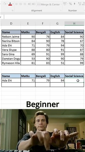 This HLOOKUP Trick Changes Everything #excel #tutorial #shorts