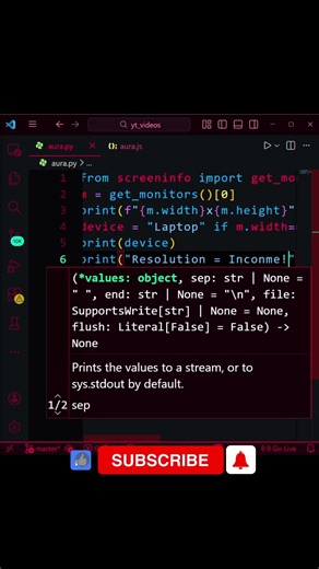 Your Screen Resolution Exposes Your Income 💀#python #coding #techfacts #programming