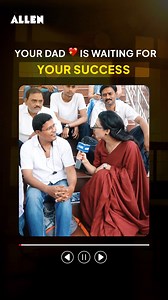 15K views · 126 reactions |  Interview of fathers outside NEET UG Exam center- They stood under the sun. We asked them just one thing: ""How do you feel today?"  This emotional video of parents outside the exam center reveals their answers. [NEET UG 2025, NEET Exam, Students, Exam Hall, Doctors, Fathers, Mothers, Support, ALLEN, Family, Emotions] | Allen Career Institute | Facebook