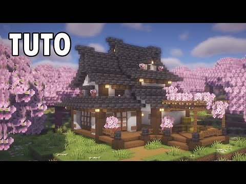 Minecraft 1.20 | Comment Construire une Grande Maison Japonaise Réaliste | Tutoriel