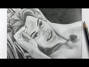 How to draw rose like jack / titanic movie / Time lapse @Shamim Art