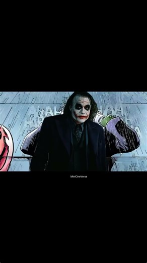 The Joker (Heath Ledger) in The Dark Knight.
