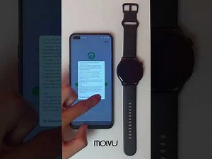 Conectar el reloj inteligente Molvu T7 con un celular Android