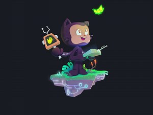 World-Building Octocat Animation