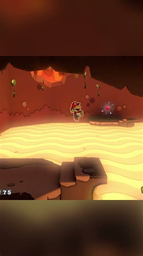 DEPTH PERCEPTION GOT MARIO BURNED! | Paper Mario: Color Splash | #shorts