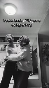13-Year Best Friends' Hilarious Hug Attempt