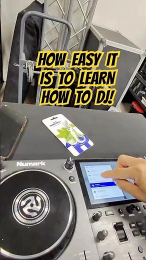 How easy it is to learn how to dj on the Numark Mixstream Pro Go! #numarkdj #mixstreampro