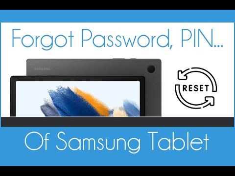 You forgot your unlock code of Samsung Tablet ? How to reuse your device