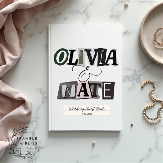 Personalized Journal for Bride to Be, Custom Bachelorette Gift for Bridal Shower, Wedding Guest Book for Couples, Unique Guest Book Diary - Etsy