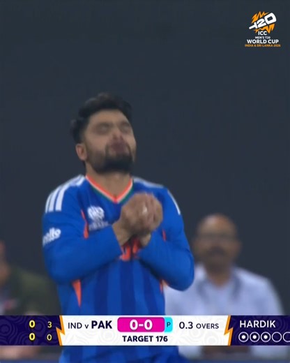 A rapid start for India 🇮🇳 Hardik Pandya gets the first-over wicket of Sahibzada Farhan 👊 #T20WorldCup broadcast details 👉 https://www.icc-cricket.com/tournaments/mens-t20-world-cup-2026/news/all-the-broadcast-details-for-icc-men-s-t20-world-cup-2026 | ICC - International Cricket Council