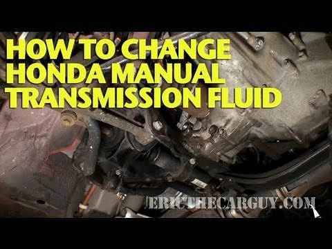 How To Change Honda Manual Transmission Fluid -EricTheCarGuy