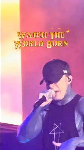 Watch The World Burn 🔥 Falling In Reverse Live 🤘 #ronnieradke