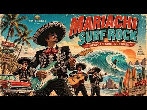 MARIACHI SURF ROCK 🌵🌊 | | 19 Tracks of Sun, Surf & Mariachi Vibes | 1 Hour Uplifting Insturmentals