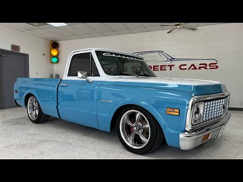 1972 Chevrolet C10, short bed, 350/700r, lowered, 18/20” ridler wheels, SOLD