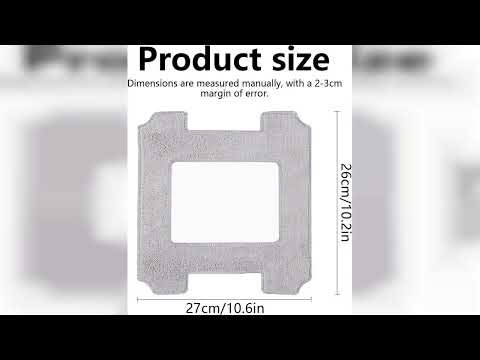 Review: Accessories Mop Pad for Ecovacs Winbot W2 Omni, W1 Pro, W1, W2 Pro Window Vacuum Clean...