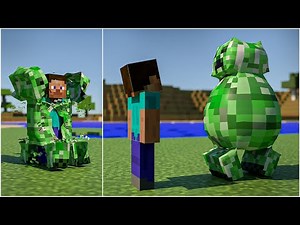 20 Fun ways to kill a Creeper in Minecraft 💥 [Death animations]