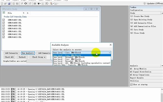 Expression_console使用，GeneSpringX使用[基因组学]