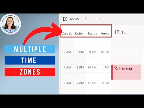 Add Multiple Time Zones to Outlook Calendar | Web and Desktop