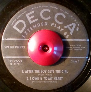 Webb Pierce with Owen Bradley And His Orchestra - Webb!