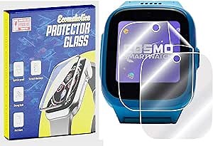 4 Pack compatible with Cosmo JrTrack Kids/Cosmo JrTrack 2 Smartwatch Screen protector, Anti Scratch, Self healing, bubble free Military-Grade Soft HD Clear TPU flexible film