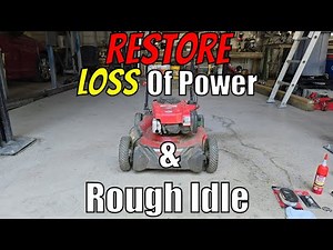 Loss of Power & Rough Idle in Your Lawn Mower? This Fixes It | DIY Tune up | 4K