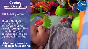 Baby is talking to you as they coo and gurgle and they're waiting for you to respond! Talking to baby is great for parent and baby bonding and it helps them to develop early language and communication skills. So start talking by keeping these communication tips in mind: ⭐ Give baby your full attention. Look and listen to baby when they try to talk to you. Turn electronics off and avoid distractions. ⭐ Talk about baby's features, what you see, or what you're doing. The goal is to talk as much as 